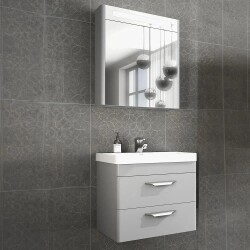 Aquanil Maria Banyo Dolabı 60 cm Gri - 1