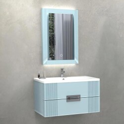 Aquanil Nueva Banyo Dolabı 80 cm Turkuaz - 1