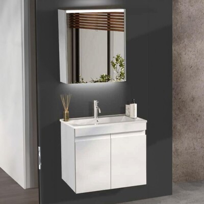 Badella Boztepe Banyo Dolap Takımı BOZTEPE 5565 V31 65cm Beyaz - 1