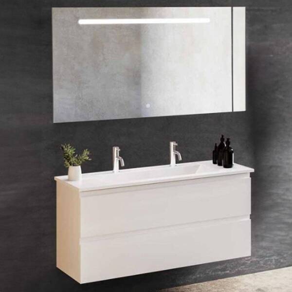 Badella Maya Banyo Dolap Takımı MAYA 55120 V31 120cm Beyaz - 1