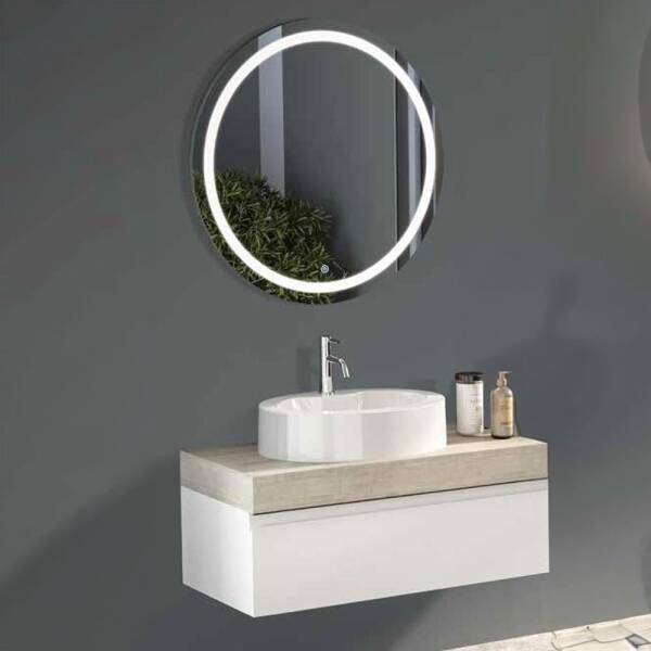 Badella Moderno Banyo Dolap Takımı MODERNO 28100 V31 100 cm Beyaz - 1