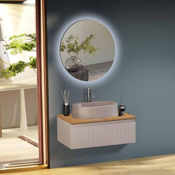 Badella Royal Banyo Dolap Takımı ROYAL 28100 V32 100 cm Kumsal - 1