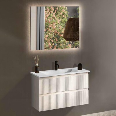 Badella Royal Banyo Dolap Takımı ROYAL 5585 V32 85 cm Kumsal - 1