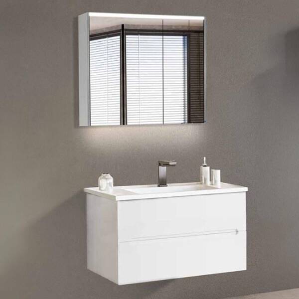 Badella Smart Banyo Dolap Takımı SMART 5585 V31 85cm Beyaz - 1