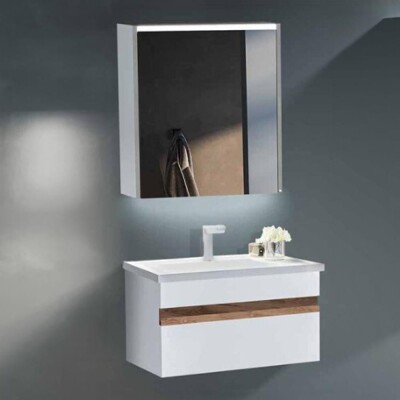 Badella Woodline Banyo Dolap Takımı WOODLINE 3965 V31 65cm Beyaz - 1