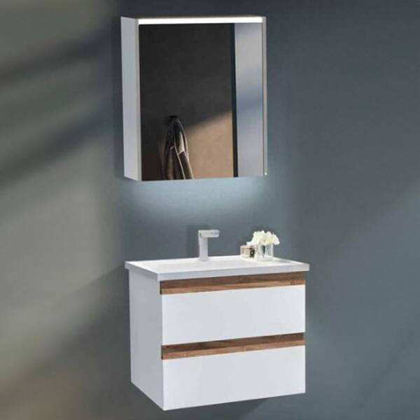 Badella Woodline Banyo Dolap Takımı WOODLINE 5565 V31 65cm Beyaz - 1