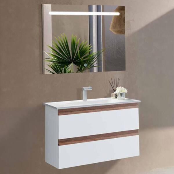 Badella Woodline Banyo Dolap Takımı WOODLINE 5585 V31 85cm Beyaz - 1