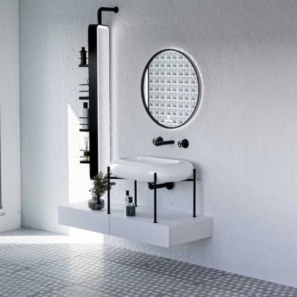 Belinza Tmg Banyo Dolabı 150 cm Beyaz - 1