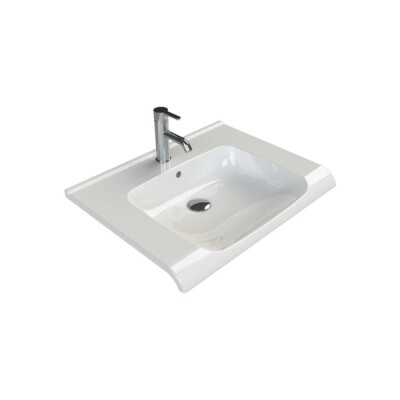 Cerastyle Anova Etajerli Lavabo 65x50 cm - 1