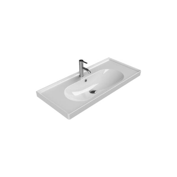 Cerastyle Arya Etajerli Lavabo 100x45 cm - 1