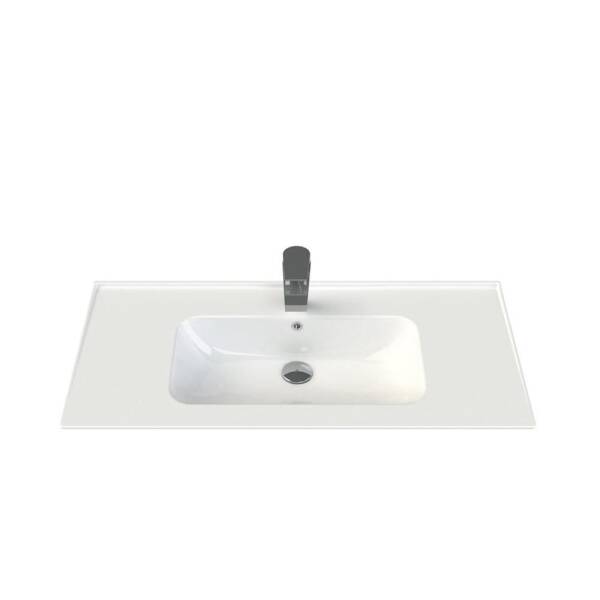 Cerastyle Blue Etajerli Lavabo 80x47 cm - 1