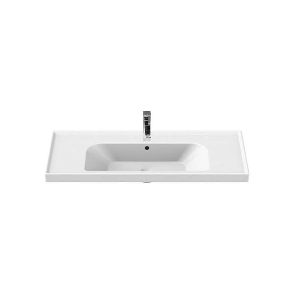 Cerastyle Frame Etajerli Lavabo 100x45 cm - 1