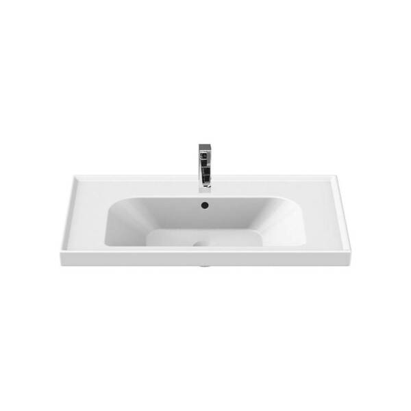 Cerastyle Frame Etajerli Lavabo 80x45 cm - 1