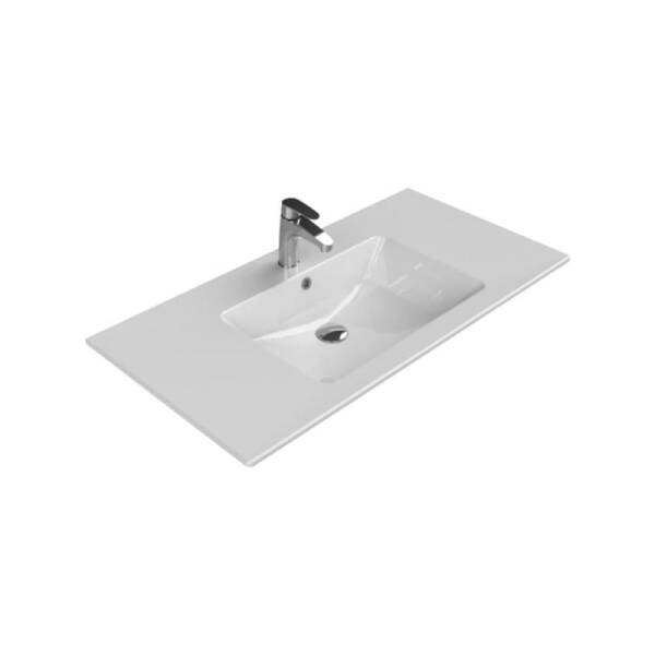 Cerastyle İbiza Etajerli Lavabo 101x51 cm - 1