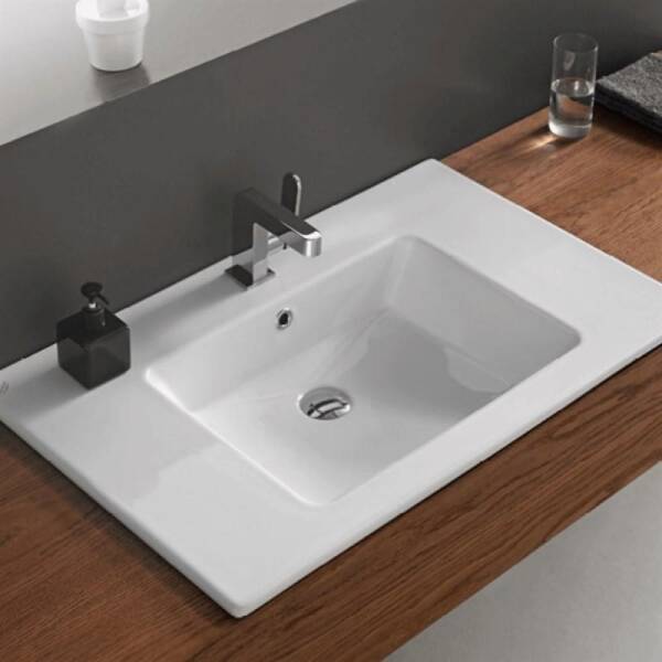 Cerastyle İbiza Etajerli Lavabo 121x51 cm Tek Hazneli - 2