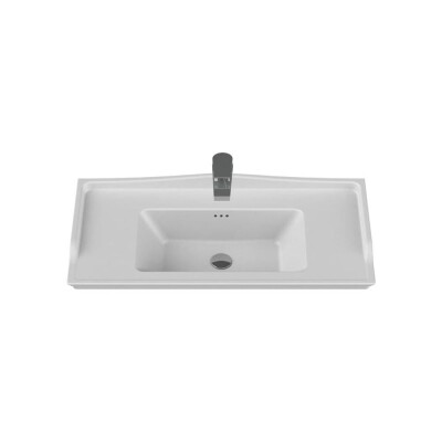 Cerastyle Kapadokya Etajerli Lavabo 100x48 cm - 1