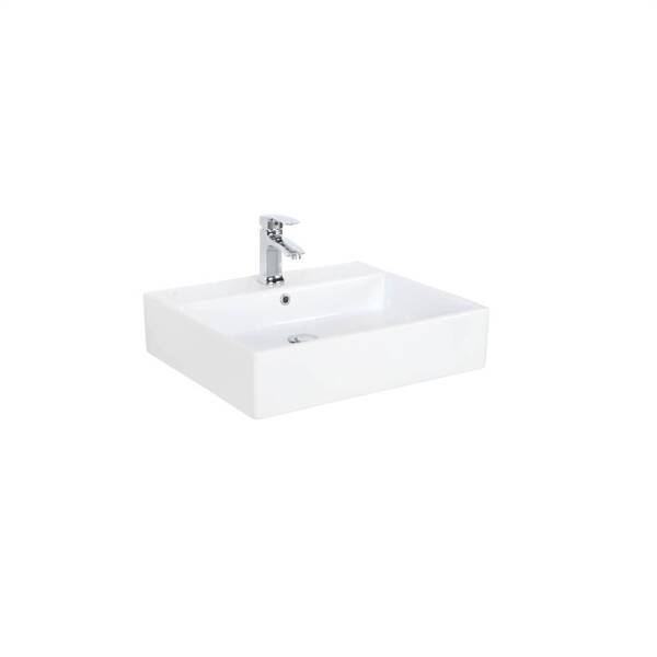 Creavit Next Tezgah Üzeri Kare Lavabo 60 cm NX260 - 1