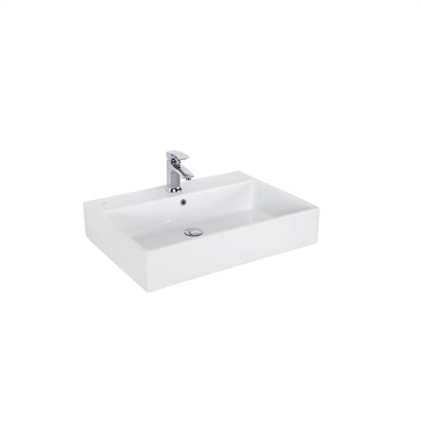 Creavit Next Tezgah Üzeri Kare Lavabo 70 cm NX270 - 1