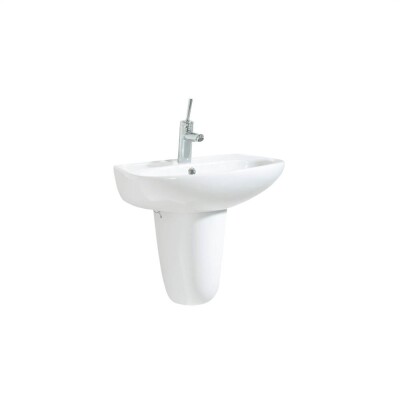 Creavit Pitta Lavabo 55 cm - Yarım Ayak PA055 - 1