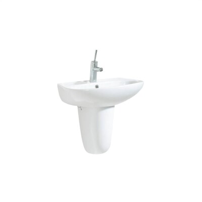 Creavit Sedef Lavabo 60 cm - Yarım Ayak SD060 - 1