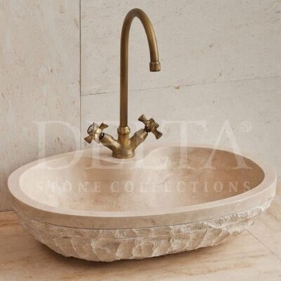 Delta Porto Klasik Tezgah Üstü Lavabo DLT708-01 - 1