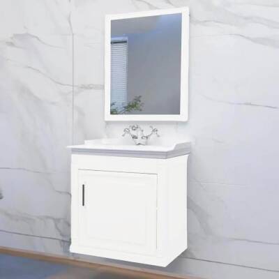 Denko Albatros Banyo Dolap Takımı 65cm Beyaz - 1