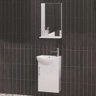 Denko Rio Banyo Dolap Takımı 45cm Beyaz - 1