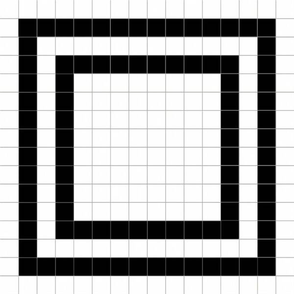 Dune Ceramica 187778 Grid Dekoratif Karo (20x20cm) - 1