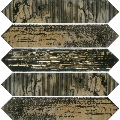 Dune Ceramica 187780 Crackle Decor Metal Dekoratif Karo (6,5x33cm) - 1