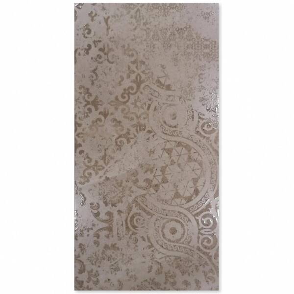 Fionart FD-30139 Maron Crema Dekoratif Karo (30x60cm) - 1