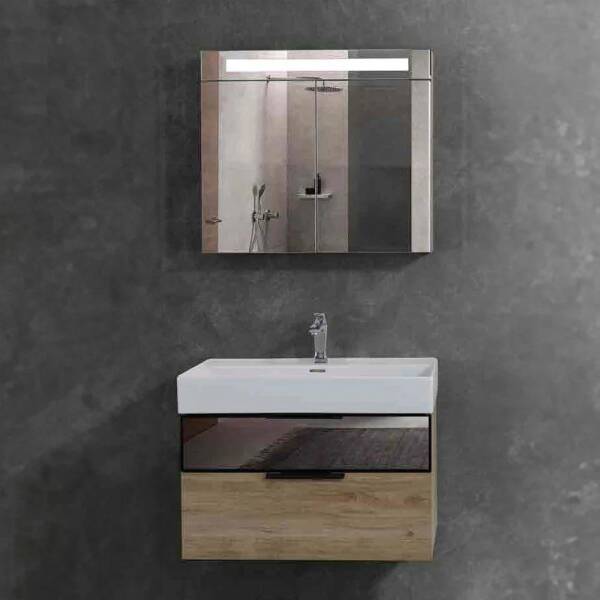 Lineart Sharp Banyo Dolabı 80 cm Cadiz - 1