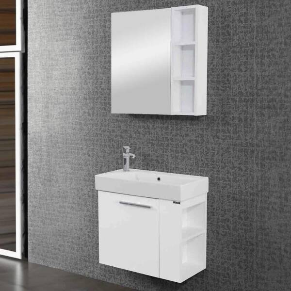 Lineart Trend Banyo Dolabı 55 cm Beyaz - 1