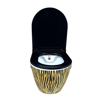 Pure WH-796 Tiger Gold Zebra Asma Klozet - 2