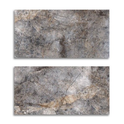 QUA Martins Marble Dark Antrasit Parlak Granit 60x120 - 1