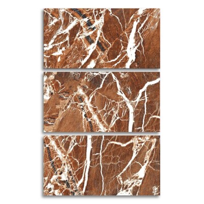 Seramiksan Vein Rosso Kırmızı Parlak Seramik 893202 - 60x120 - 1