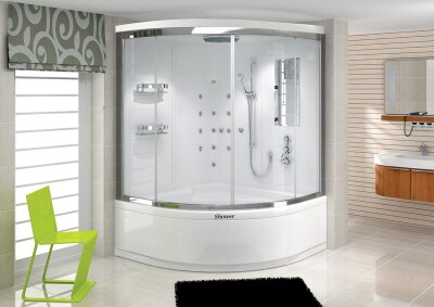 Shower Elegant Oval Küvet Üzeri Kompakt Sistem - 1