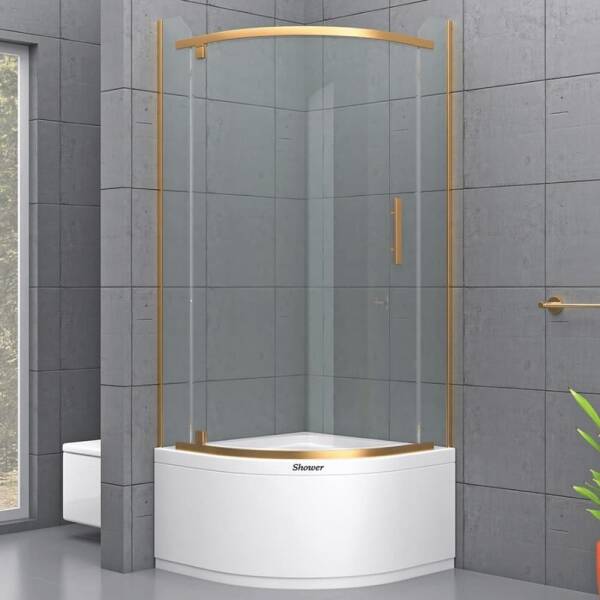 Shower Original 2 Sabit 1 Açılır Oval Küvet Üzeri Kabin - 1