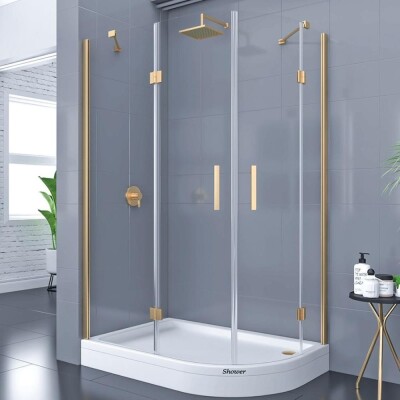 Shower Place 2 Sabit 2 Açılır Asimetrik Tekne Üzeri Kabin - 1