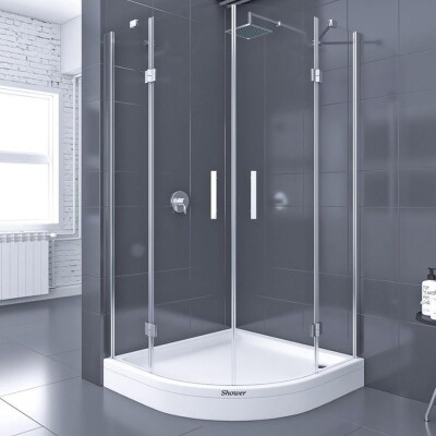 Shower Place 2 Sabit 2 Açılır Oval Tekne Üzeri Kabin - 1