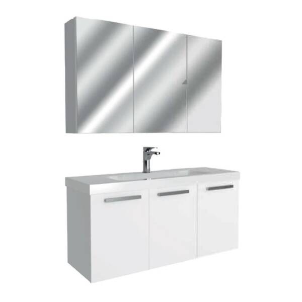 UBM Banyo Eleny Banyo Dolabı 80cm Beyaz - 1